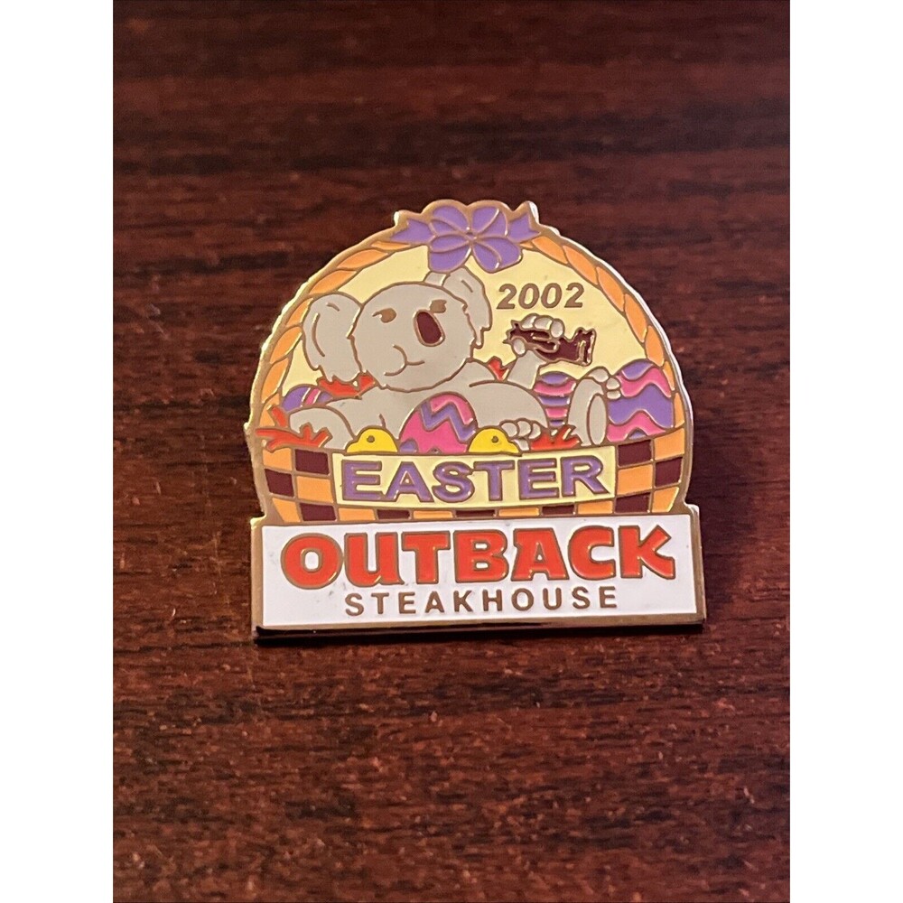 Outback Steakhouse 2002 Easter Koala Lapel Hat Pin